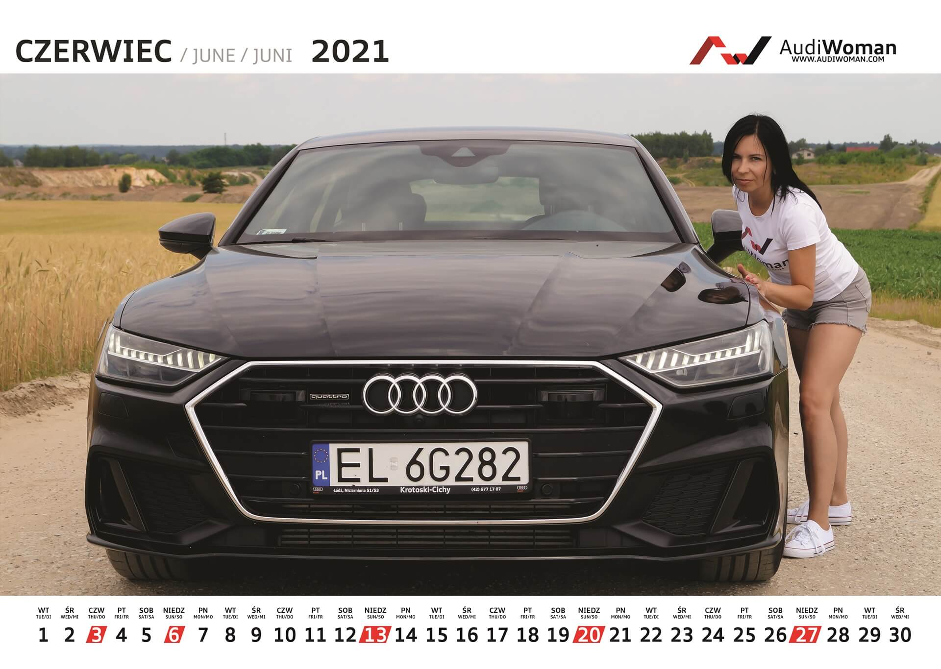 Kalendarz Audi Woman 2021r