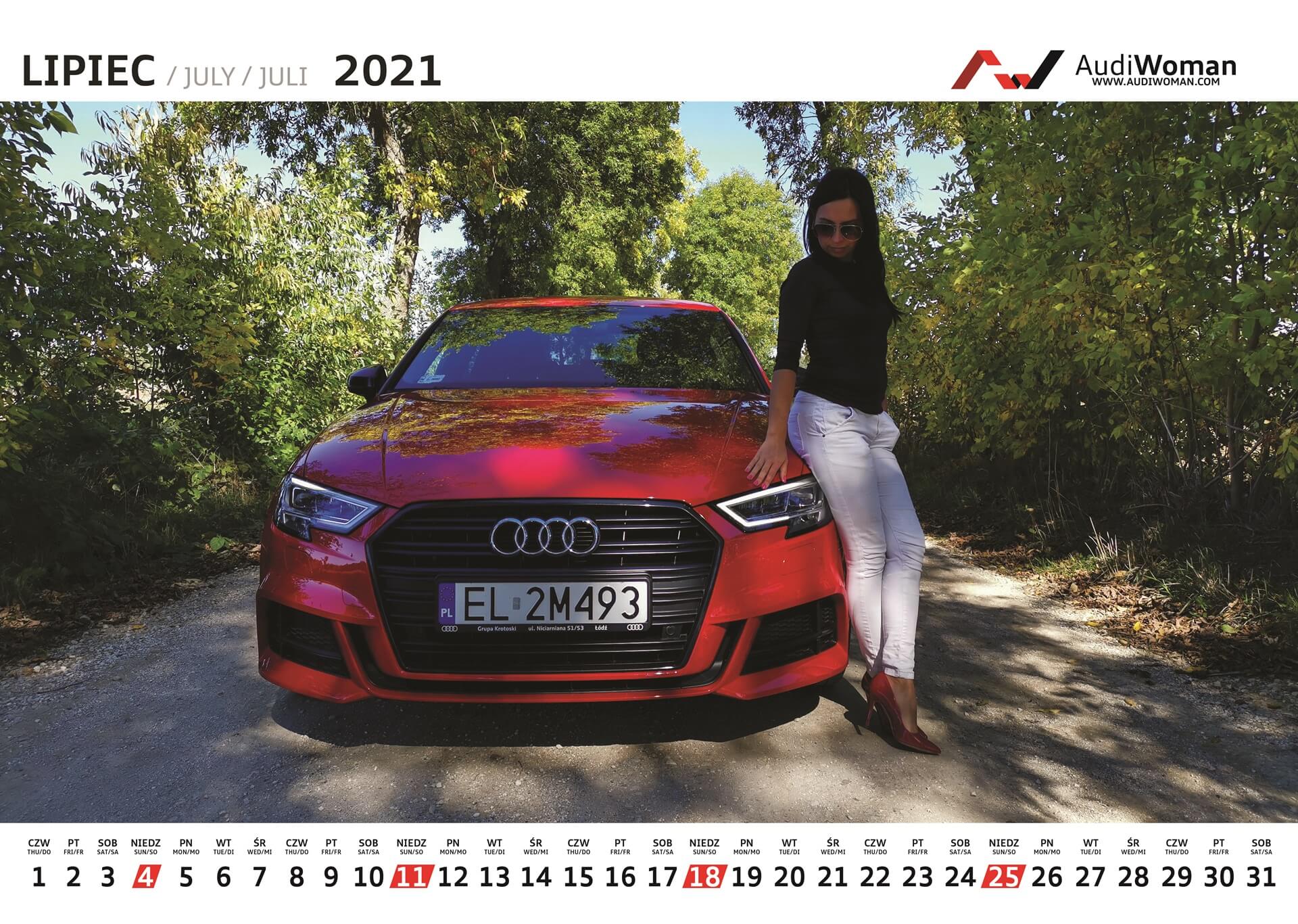 Kalendarz Audi Woman 2021r